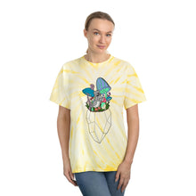 Load image into Gallery viewer, INFINITE BLESSINGS - BirdBart On A Crystal And Shroomz - Evil Eye Protection Tie-Dye Tee
